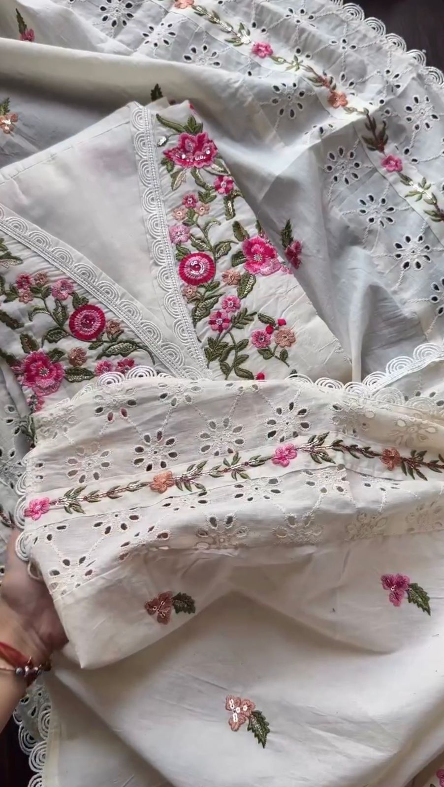 Women Embroidered Stitched 3 Pcs