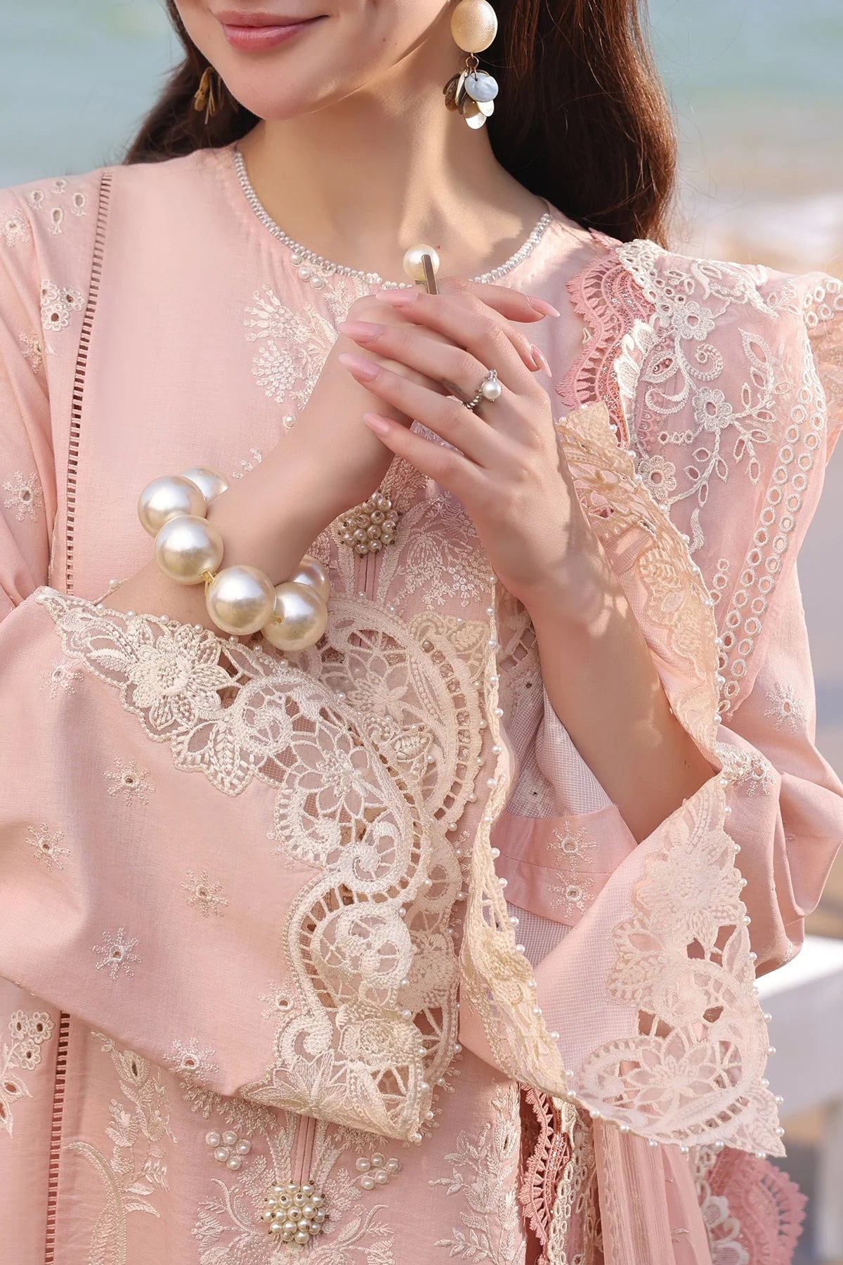 EMBROIDERED STITCHED SUIT LUXURY LAWN