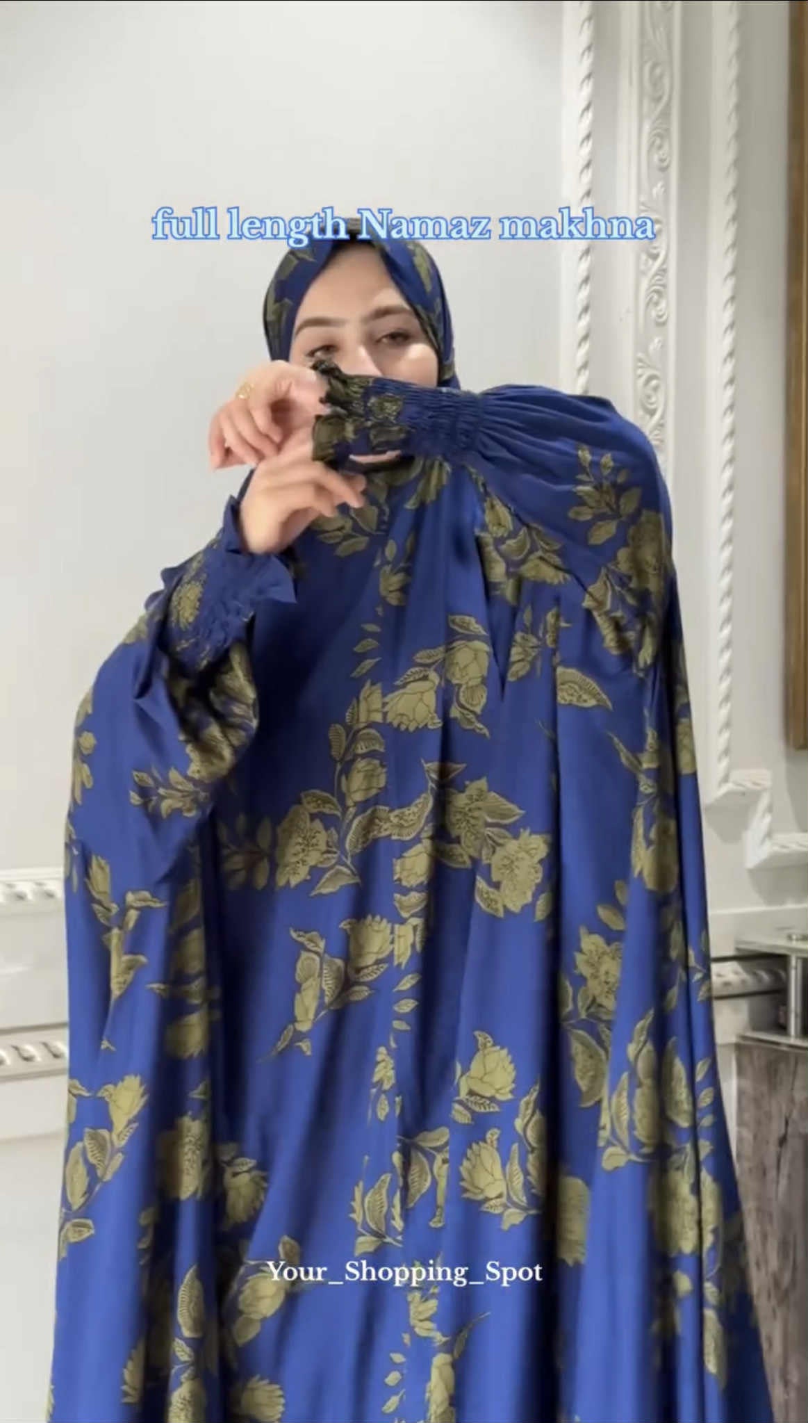 Full Coverage abaya Chadar with Sleeves + Niqab