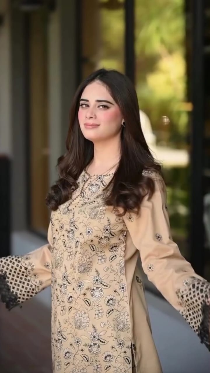 CREAM COLOR EMBROIDERED 3PC SUIT