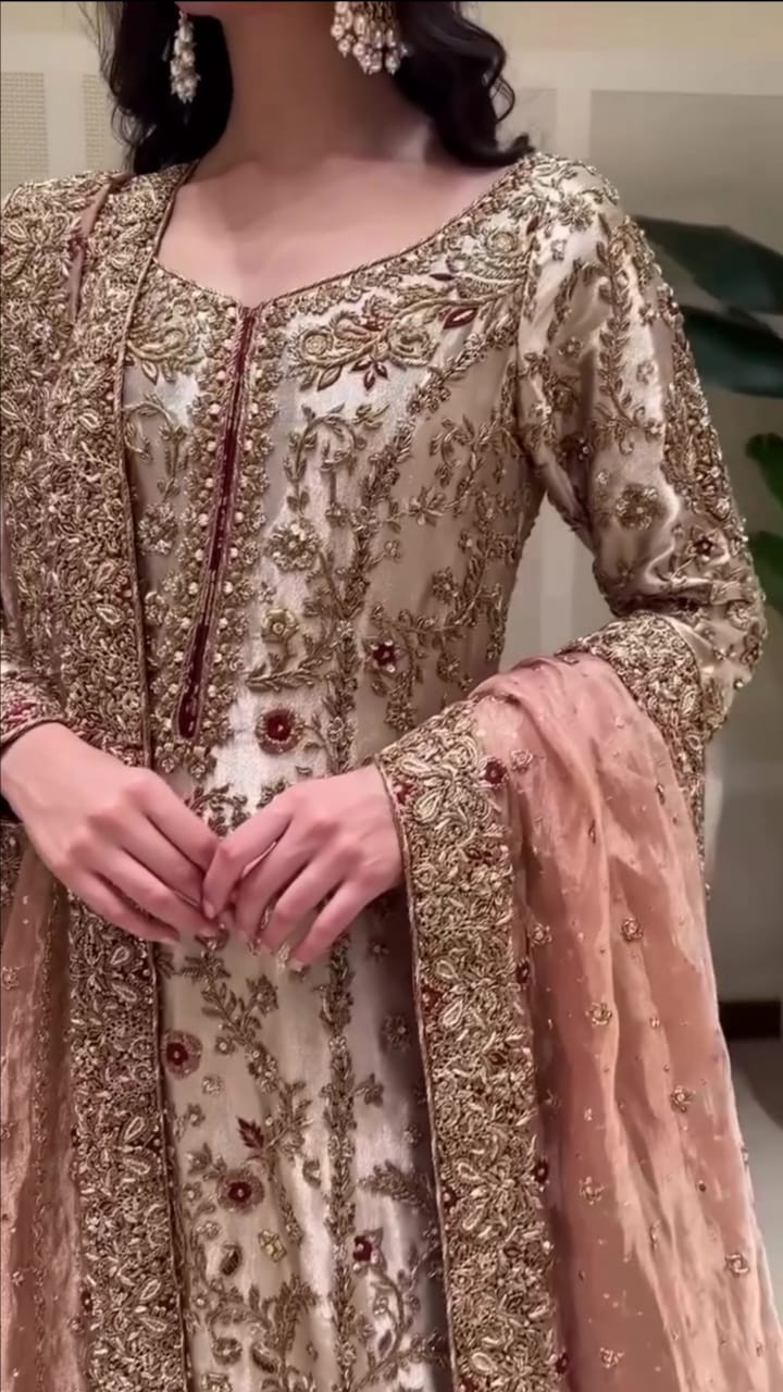HEAVY EMBROIDERED HANDWORK SUIT