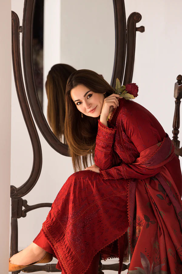 EMBROIDERED LAWN SUIT -