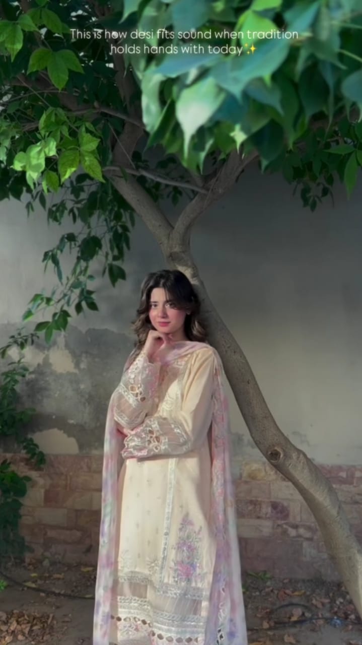 EMBROIDERED HANDWORK 3PC SUIT