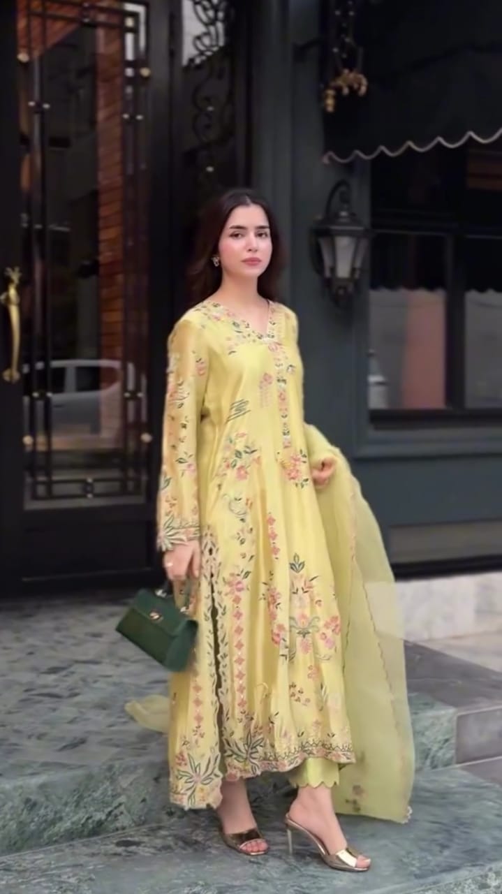 SILK EMBROIDERED 3PC SUIT