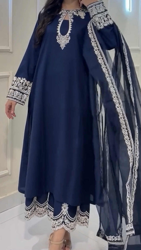 Dream Blue Stitched 3pc