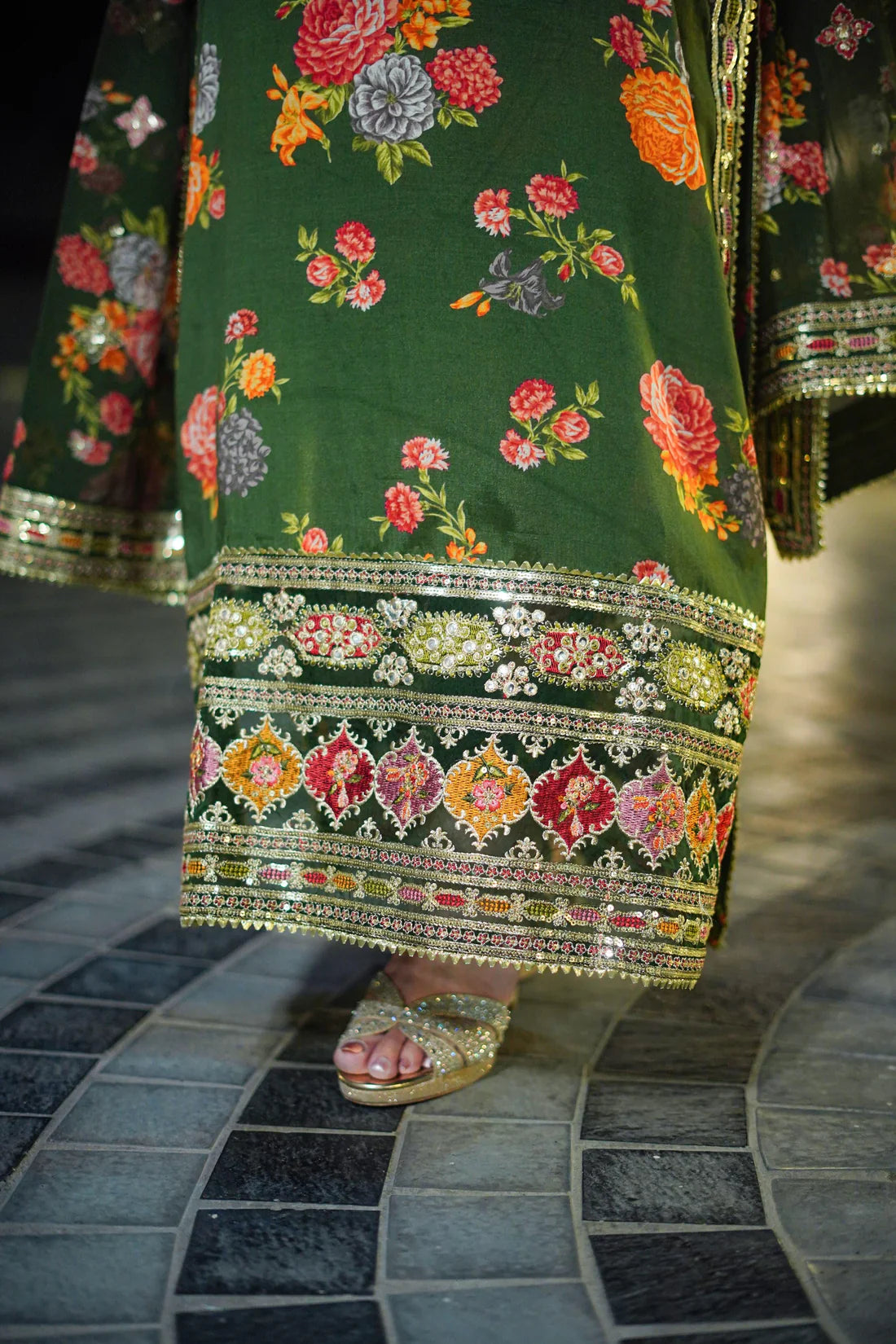 Luxury Trendy Wedding Raw Silk 3pc