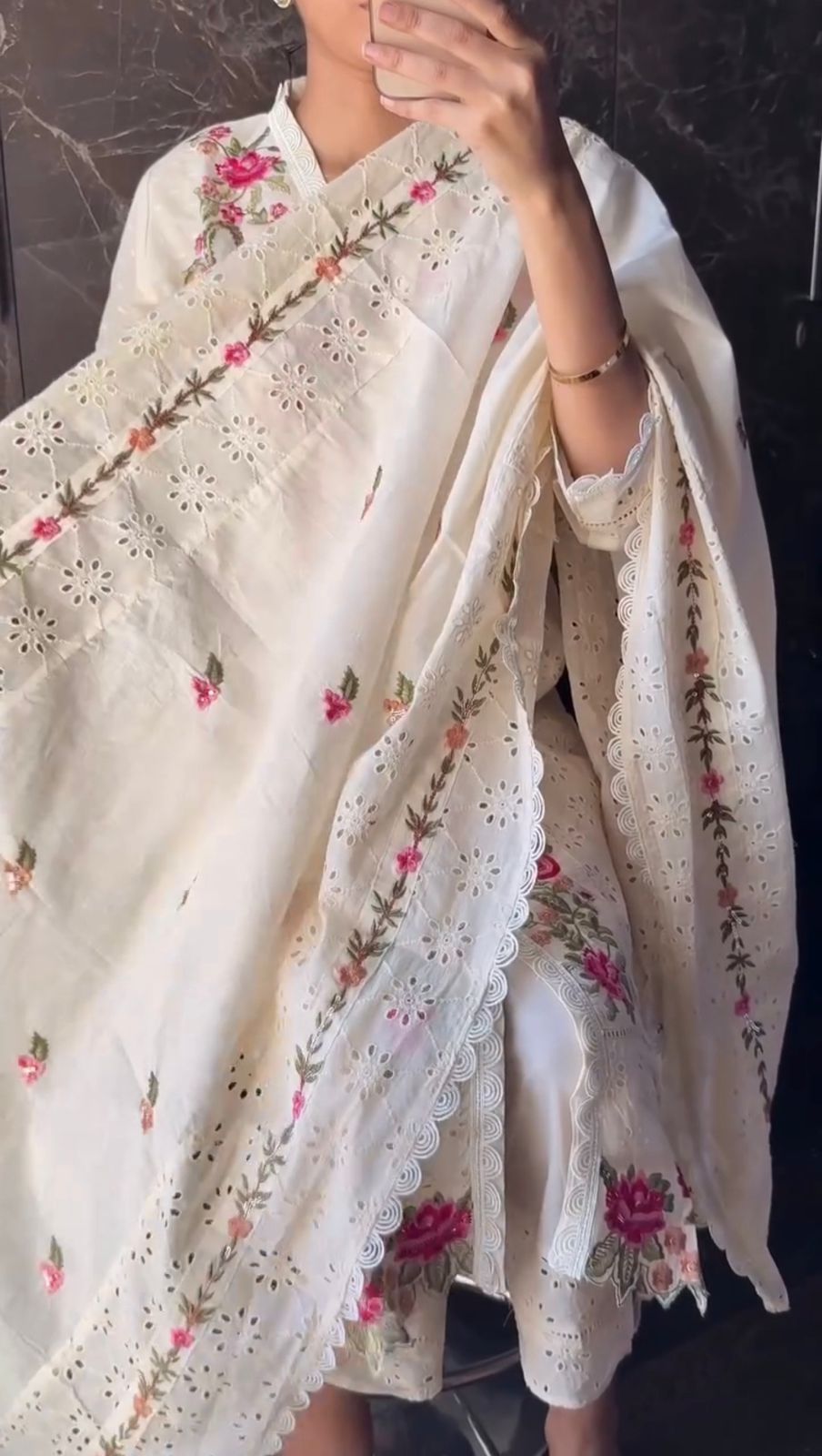 Women Embroidered Stitched 3 Pcs