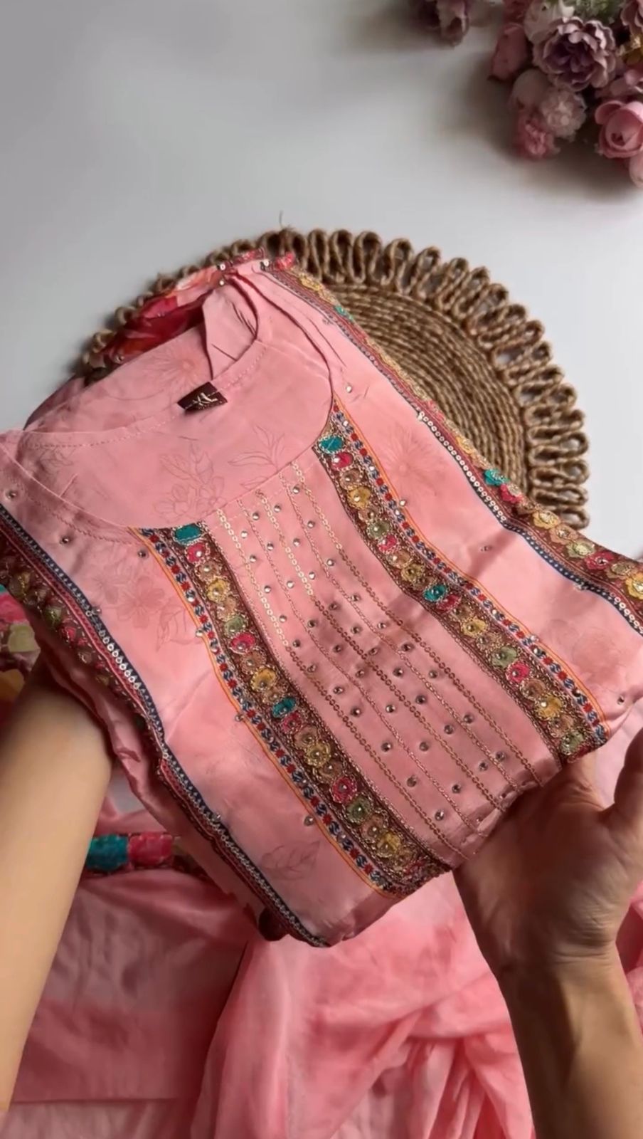 Zareen Women Embroidered 3pc Dress