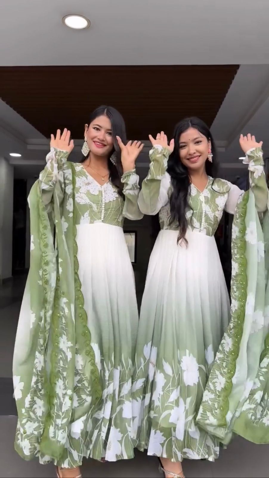 Festive Anarkali 3 Pcs Frock