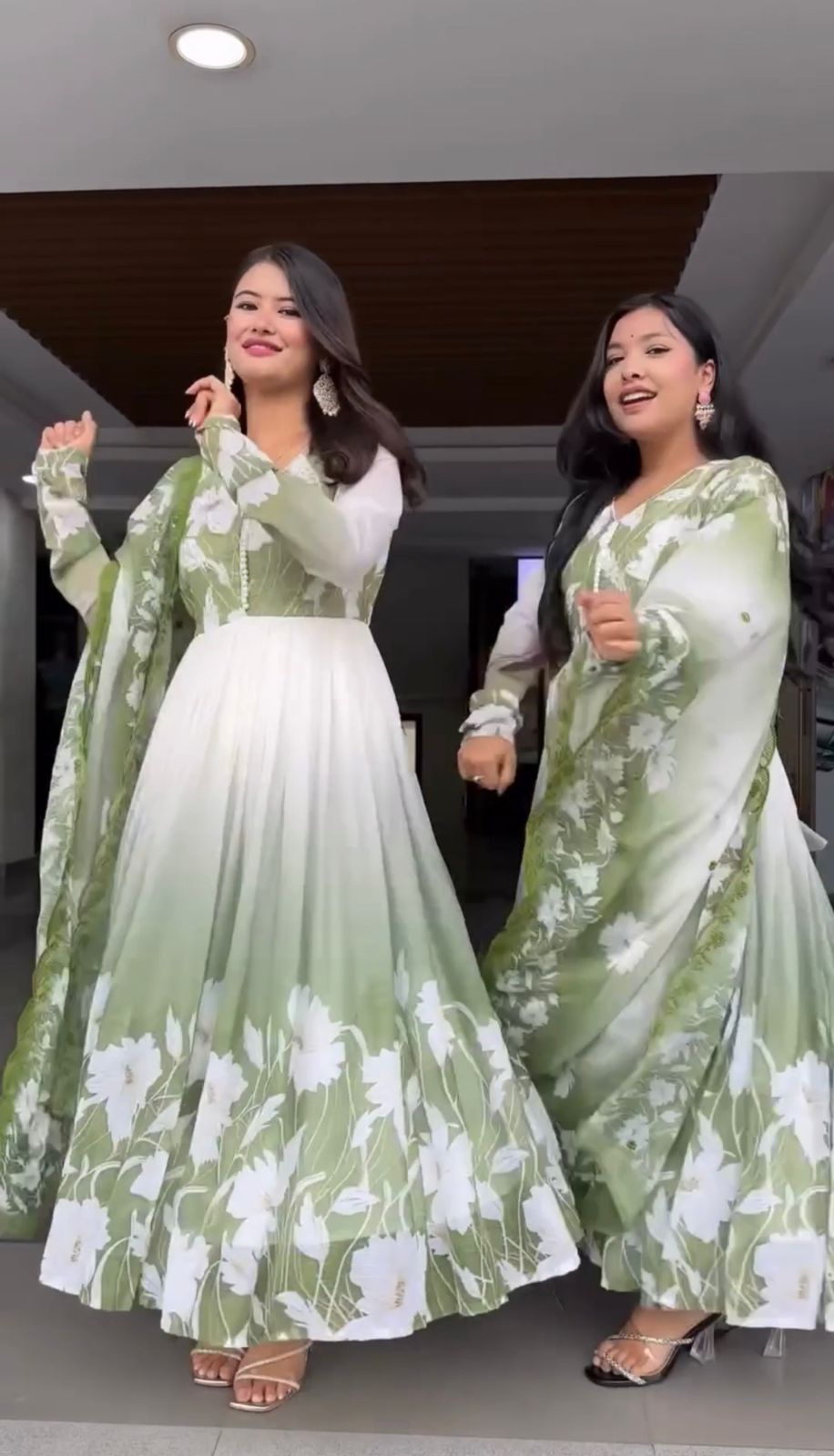 Festive Anarkali 3 Pcs Frock