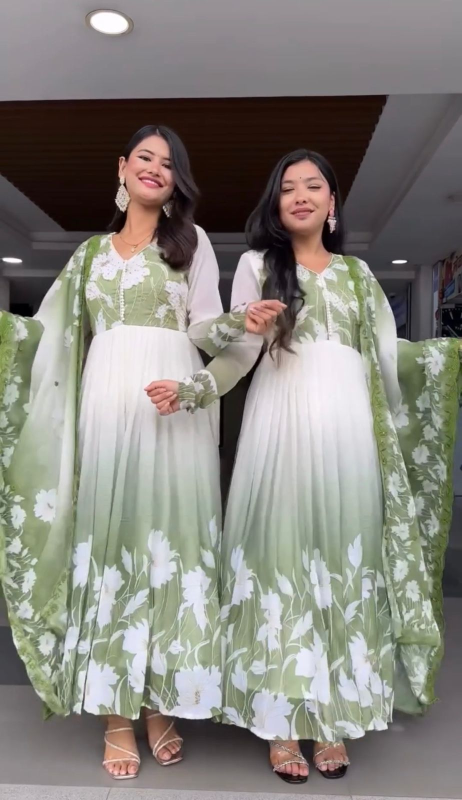 Festive Anarkali 3 Pcs Frock