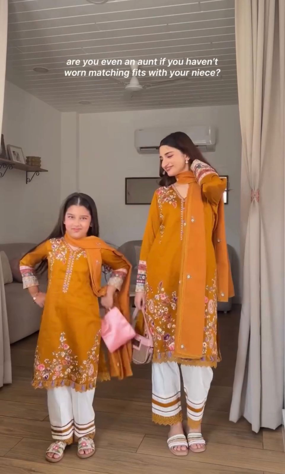 Gul Mother Daughter Stitched 3 Pieces