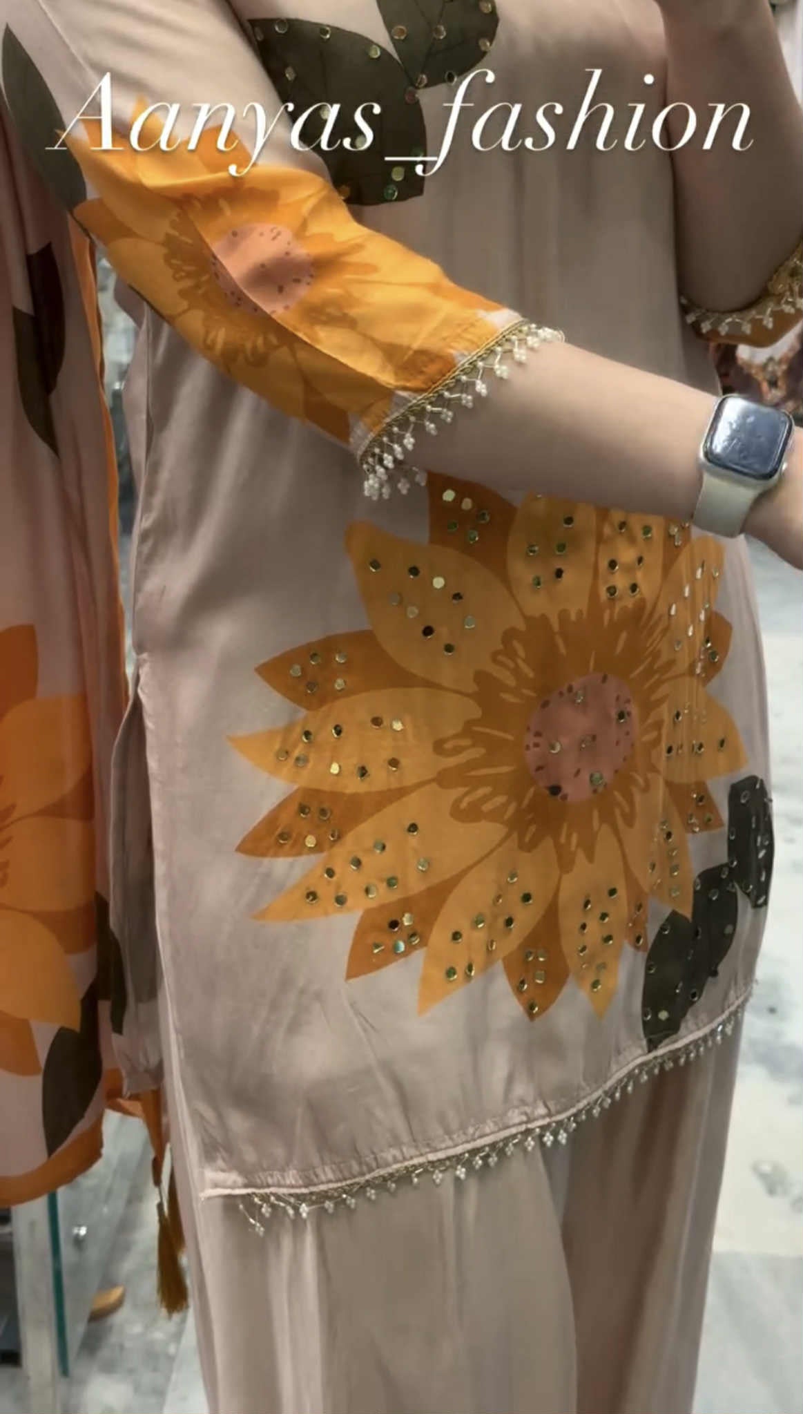 Floral farshi salwar suit 3 pieces