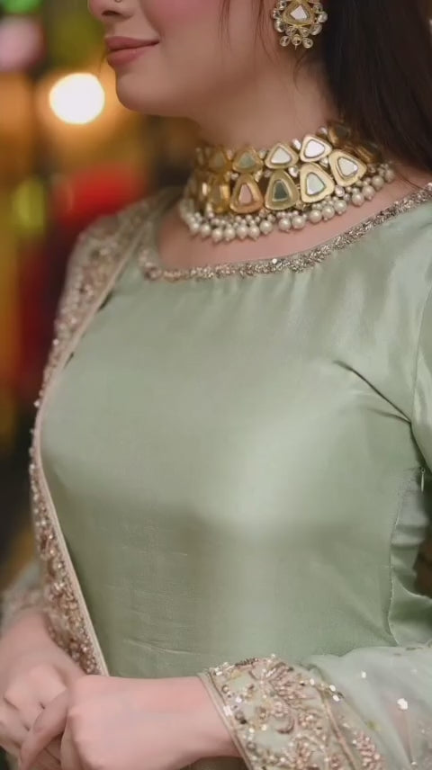 PISTA COLOR EMBROIDERED 3PC SUIT