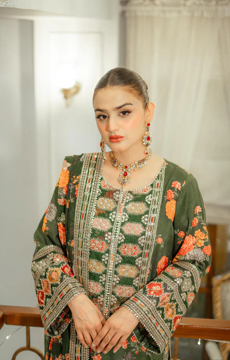 Luxury Trendy Wedding Raw Silk 3pc