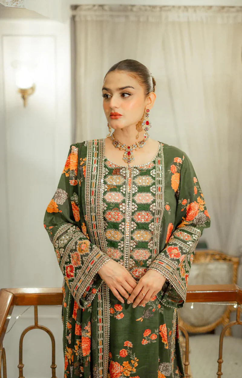 Luxury Trendy Wedding Raw Silk 3pc